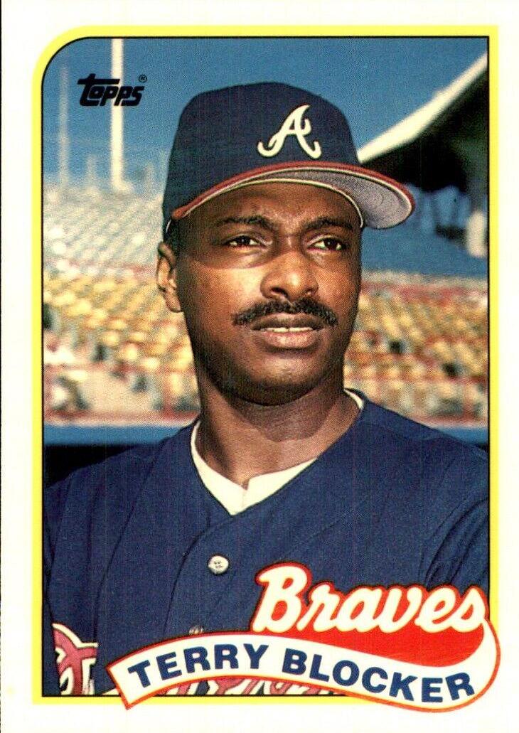 Terry Blocker #76 Baseball Cards 1989 Topps Tiffany