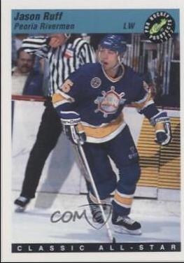 Jason Ruff #45 Hockey Cards 1993 Classic Pro Prospects