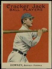 Tom Downey #107 Baseball Cards 1915 Cracker Jack Prices