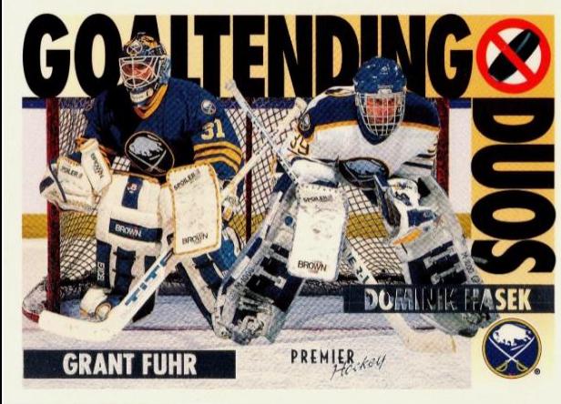 Grant Fuhr/Dominik Hasek #80 1994 Topps Opc Premier Hockey