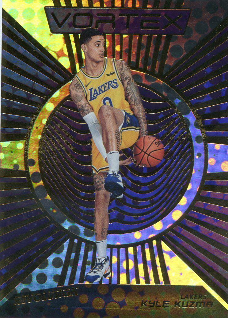 Kyle Kuzma #4 Basketball Cards 2018 Panini Revolution Vortex