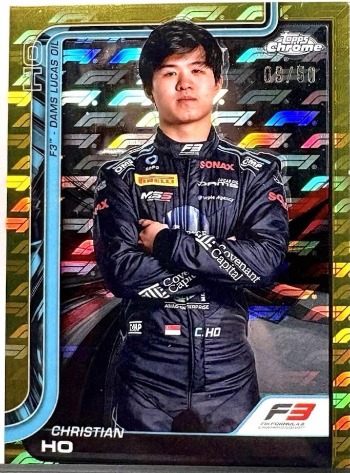 Christian Ho [Gold Refractor] #72 Prices | 2025 Topps Chrome Formula 1 ...