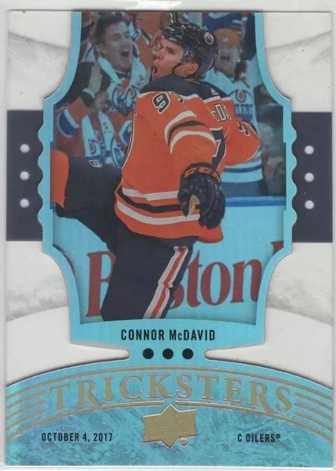 Connor McDavid #T-6 Hockey Cards 2018 Upper Deck Tricksters