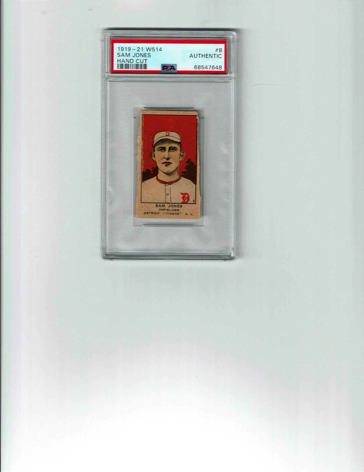 Sam Jones #8 1919-21 W514 Baseball
