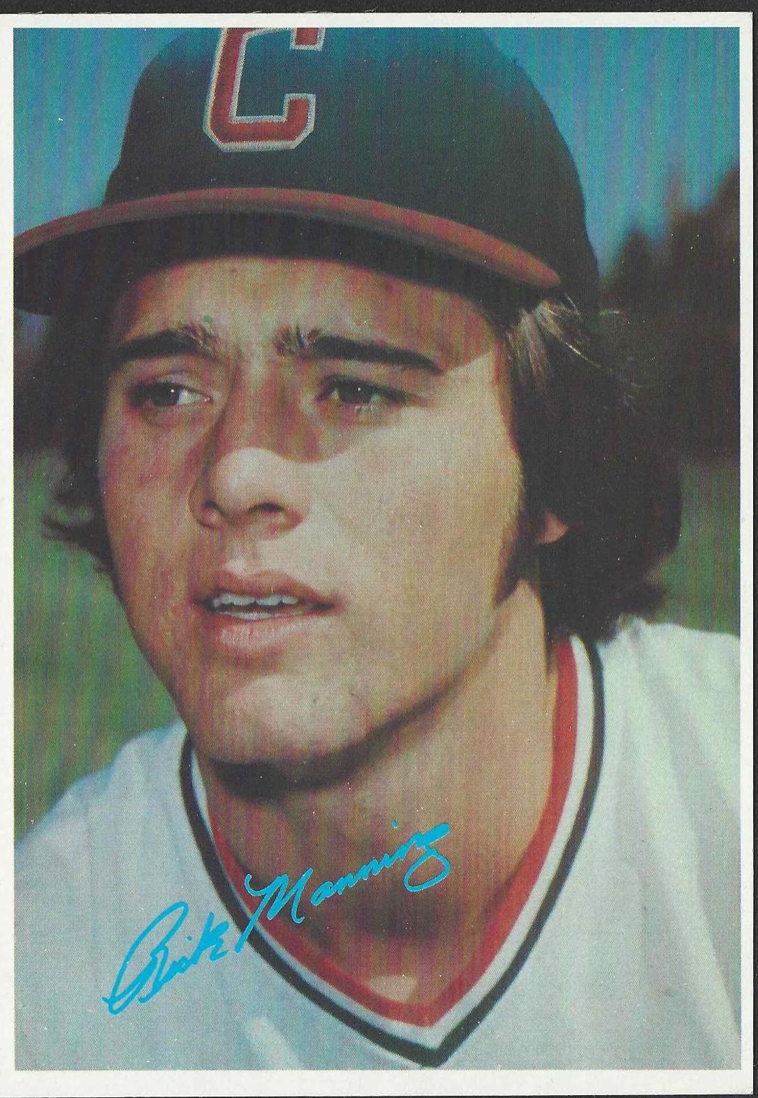 Rick Manning #44 1980 Topps Superstar 5x7 Photos Baseball