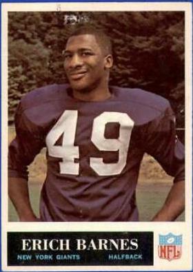 Erich Barnes #114 Football Cards 1965 Philadelphia