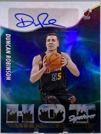 Duncan Robinson #HS-DR Basketball Cards 2022 Panini Hoops Hot Signatures