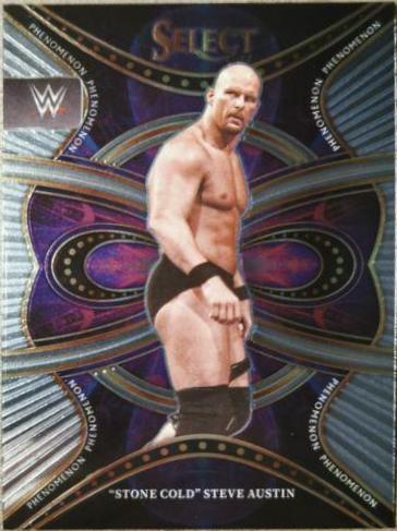 Stone Cold Steve Austin #10 Wrestling Cards 2022 Panini Select WWE Phenomenon