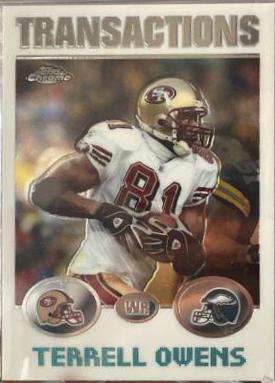 Terrell Owens #25 2004 Topps Chrome Football