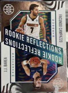 Facundo Campazzo, J. J. Barea #8 Basketball Cards 2020 Panini Illusions Rookie Reflections