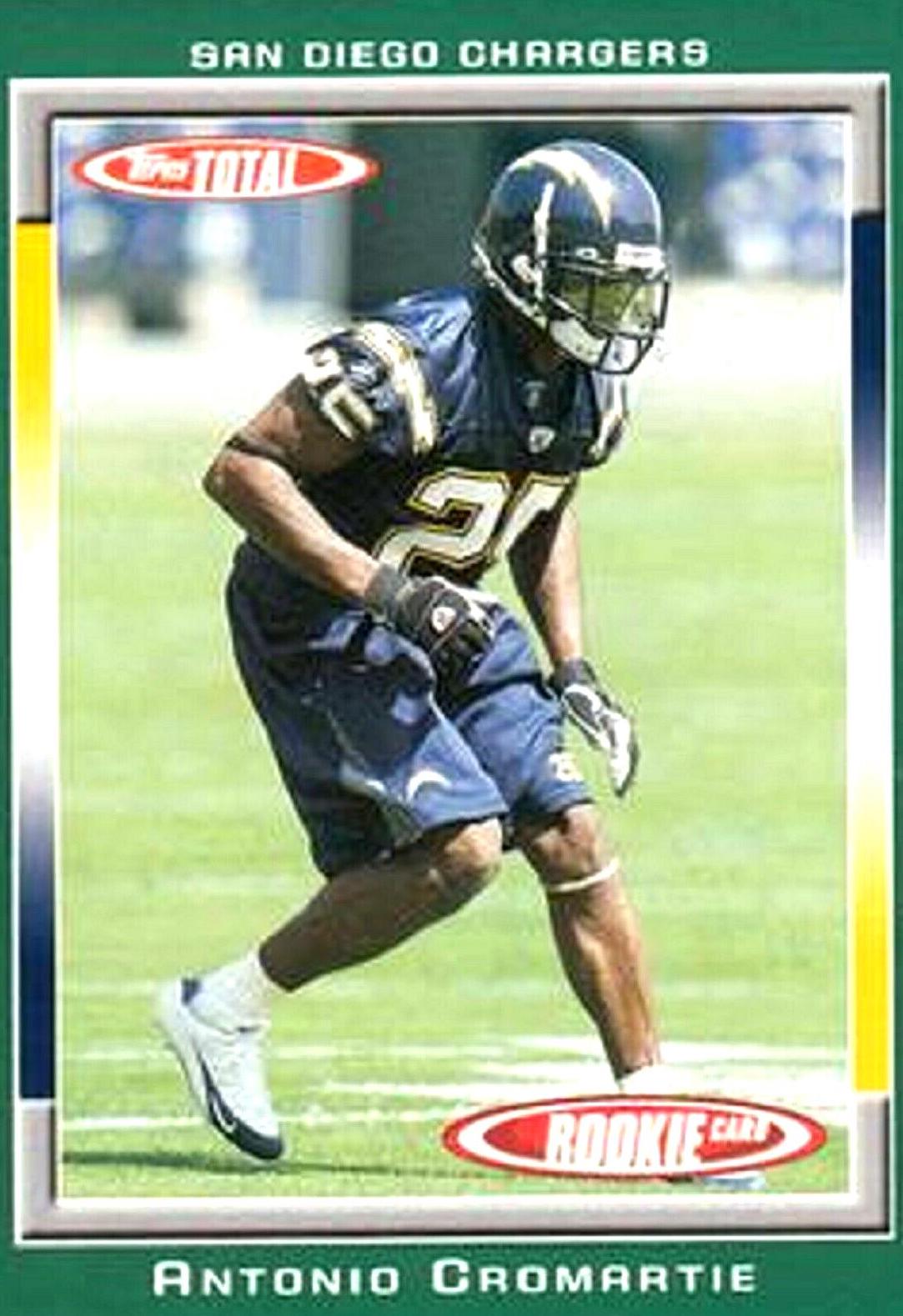Antonio Cromartie #457 Football Cards 2006 Topps Total