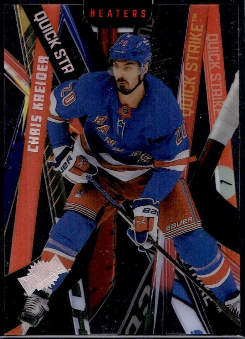 Chris Kreider #QS-21 Hockey Cards 2023 SkyBox Metal Universe Quick Strike