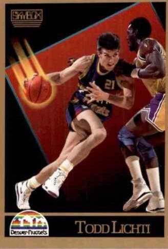 Todd Lichti #79 Basketball Cards 1990 Skybox