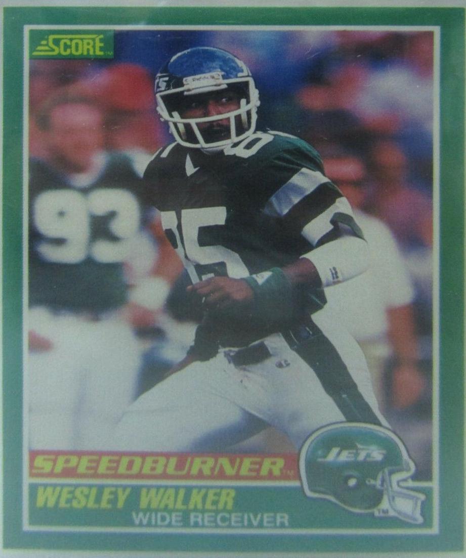 Wesley Walker #312 1989 Panini Score Football