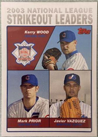 N.L. Strikeout Leaders #348 Baseball Cards 2004 Topps
