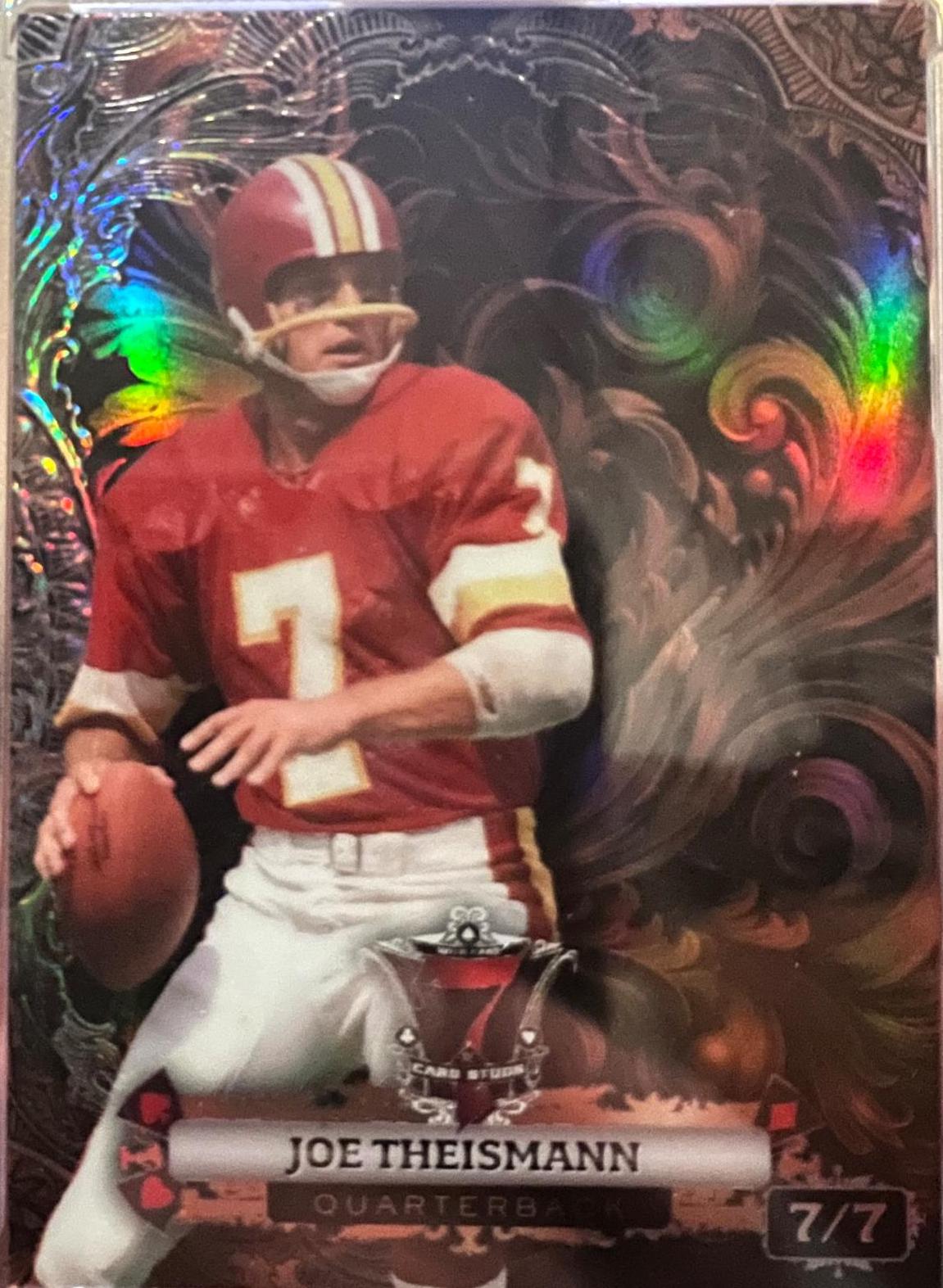 Joe Theismann #P7CSD-JT 2024 Wild Card 7 Card Studs Football