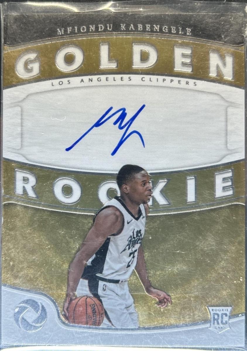 Mfiondu Kabengele #2 2019 Panini Opulence Golden Rookie Graphs Basketball