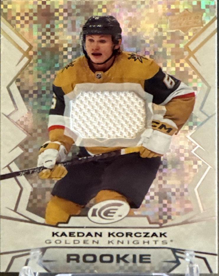 Kaedan Korczak #115 2022 Upper Deck Ice Jersey Hockey