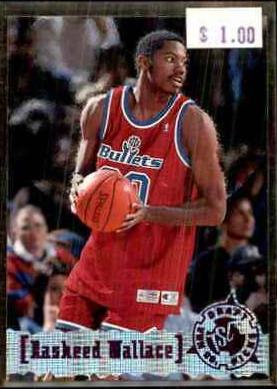 Rasheed Wallace #333 Basketball Cards 1995 Stadium Club