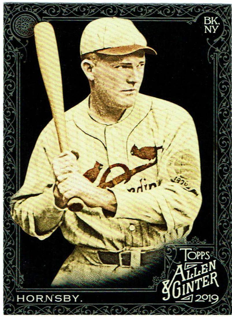 Rogers Hornsby #384 2019 Topps Allen & Ginter Baseball