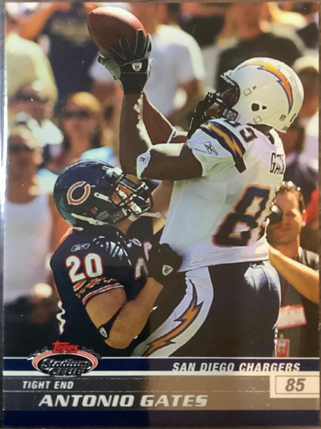 Antonio Gates #65 Football Cards 2008 Stadium Club