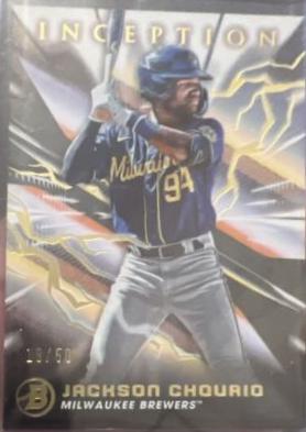 Jackson Chourio [Gold Foil Electricity] #19