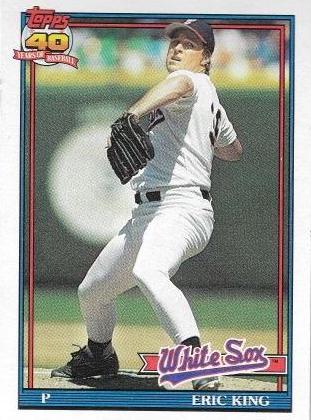 Eric King #121 Baseball Cards 1991 Topps