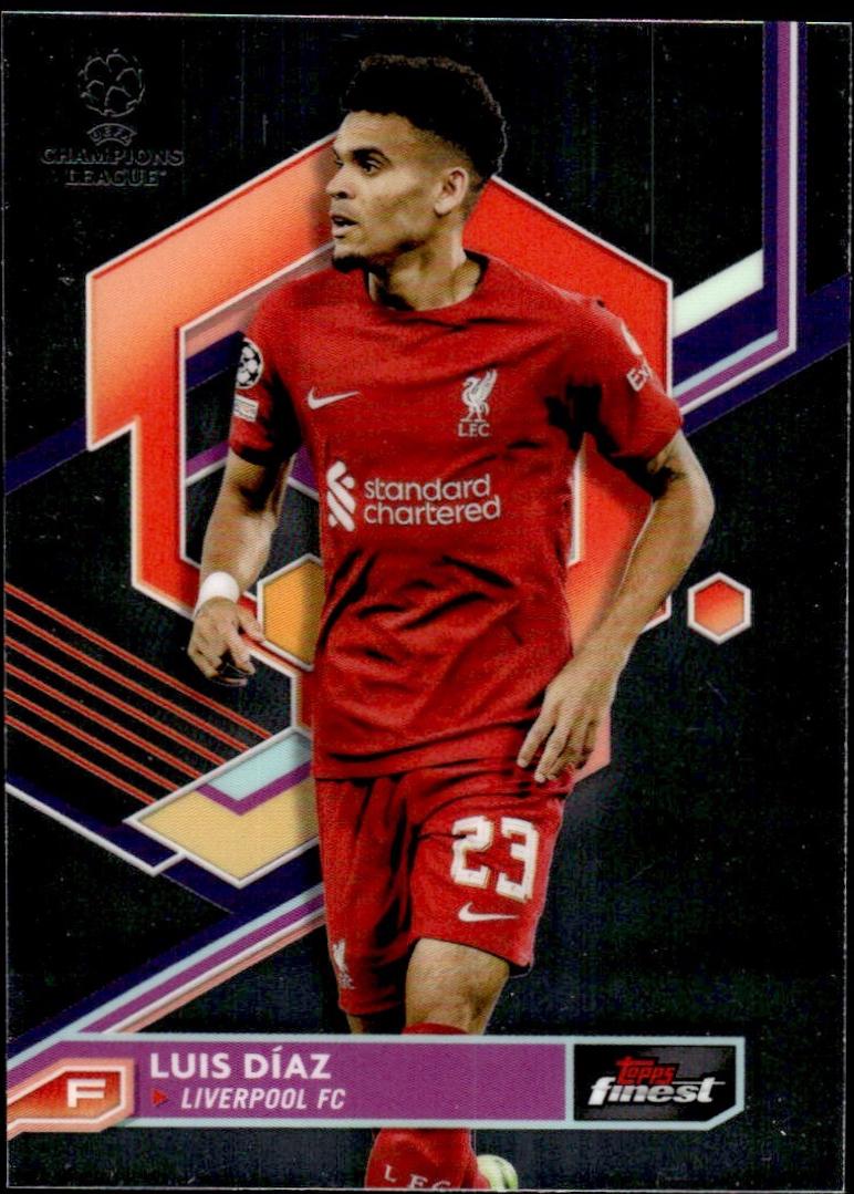Luis Diaz #96 2022 Topps Finest UEFA Club Competitions