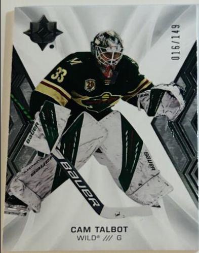 Cam Talbot #39 2021 Ultimate Collection Hockey