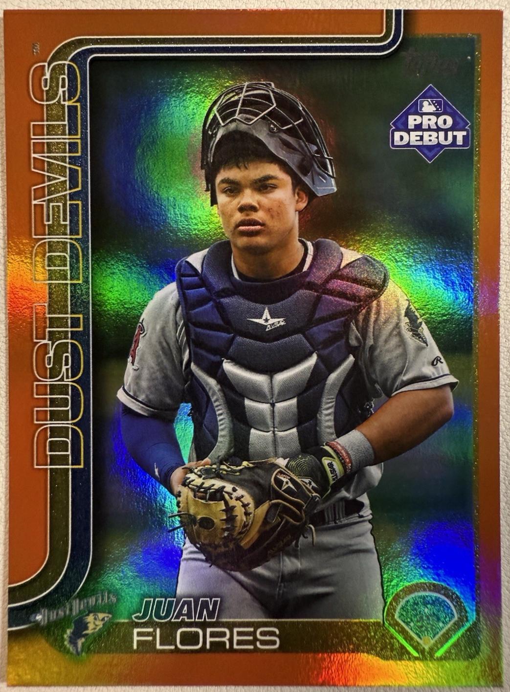 Juan Flores [Orange Refractor] #PDC-58