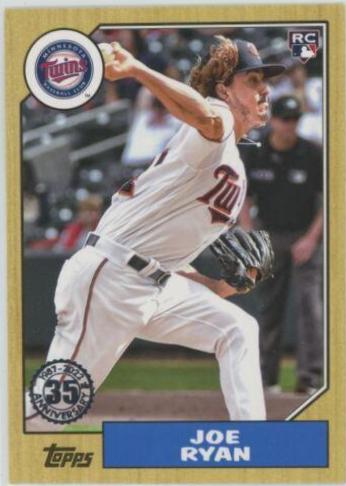 Joe Ryan #87TB-15 Baseball Cards 2022 Topps 1987 Series 2