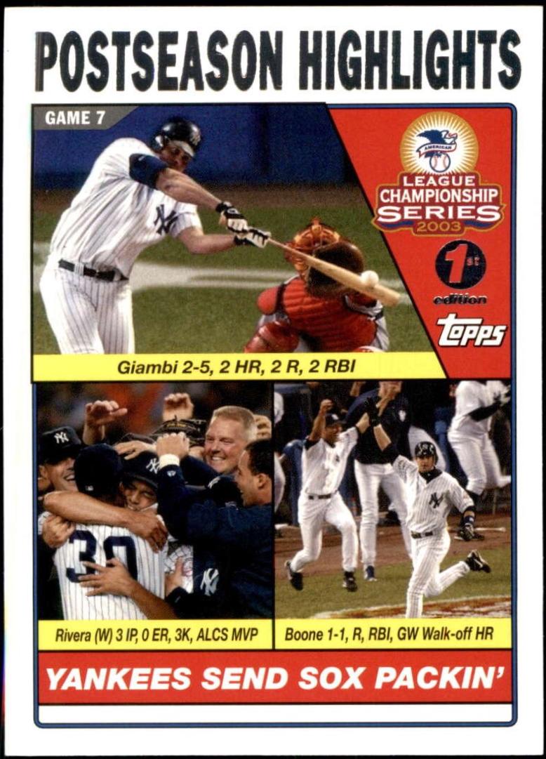 Jason Giambi / Mariano Rivera / Aaron Boone [1st Edition] #352