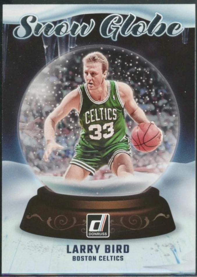 Larry Bird #47 Basketball Cards 2024 Panini Donruss Snow Globe