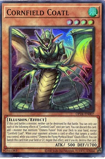 Cornfield Coatl OP24-EN007 YuGiOh OTS Tournament Pack 24