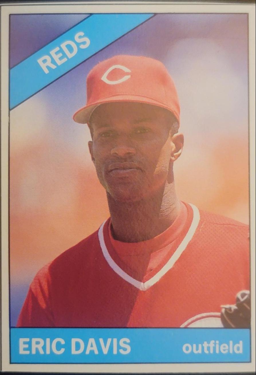 Eric Davis #1 Baseball Cards 1991 Baseball Cards Magazine Repli Cards