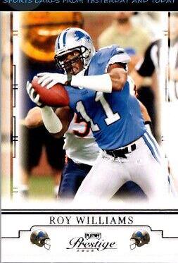Roy Williams #34 Football Cards 2008 Playoff Prestige