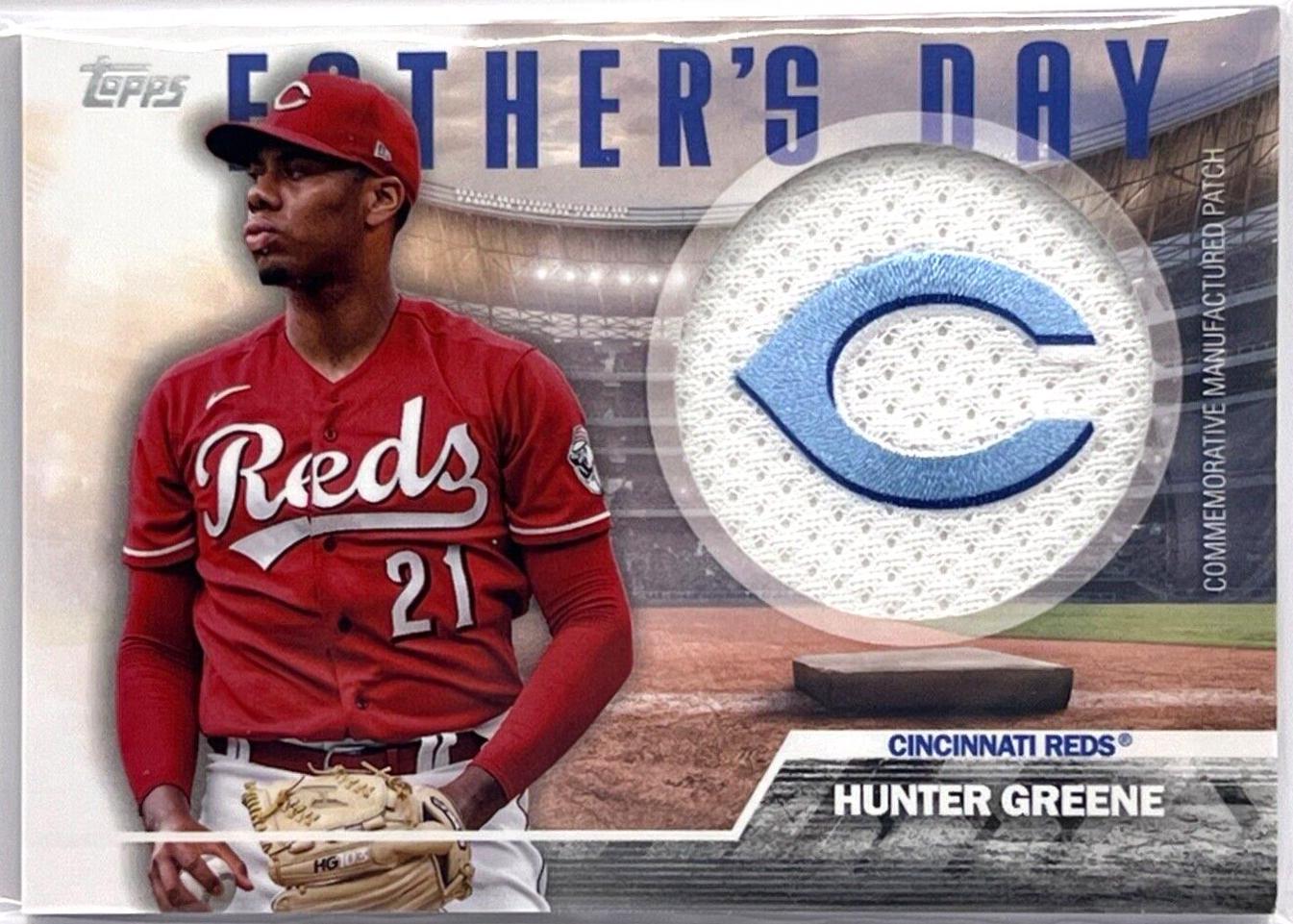 Hunter Greene #FD-HG Baseball Cards 2023 Topps Father's Day Team Patch
