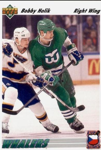 Bobby Holik #E3 1991-92 Upper Deck Hockey Euro-Stars