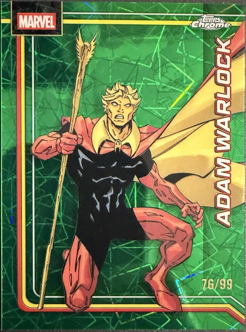 Adam Warlock Hulk Green Lazer Refractor
