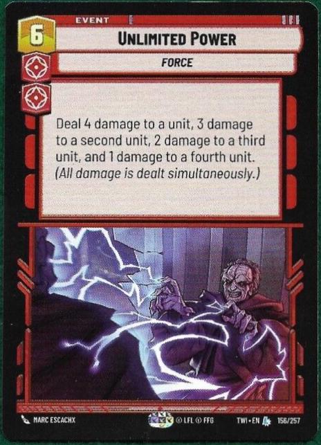 Unlimited Power #156 Star Wars Unlimited: Twilight of the Republic