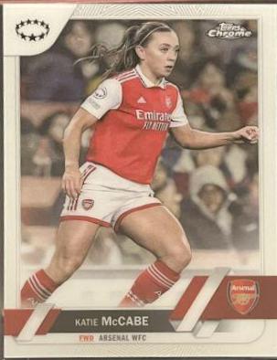 Katie McCabe #33 Soccer Cards 2022 Topps Chrome UEFA Women's Champions League