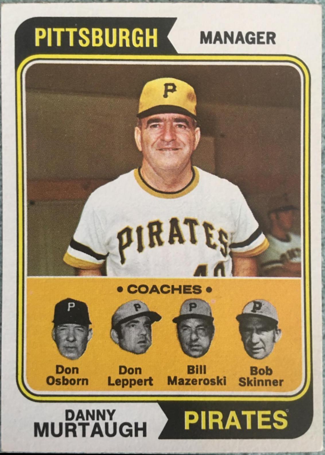 1974 Pirates Field Leaders #489