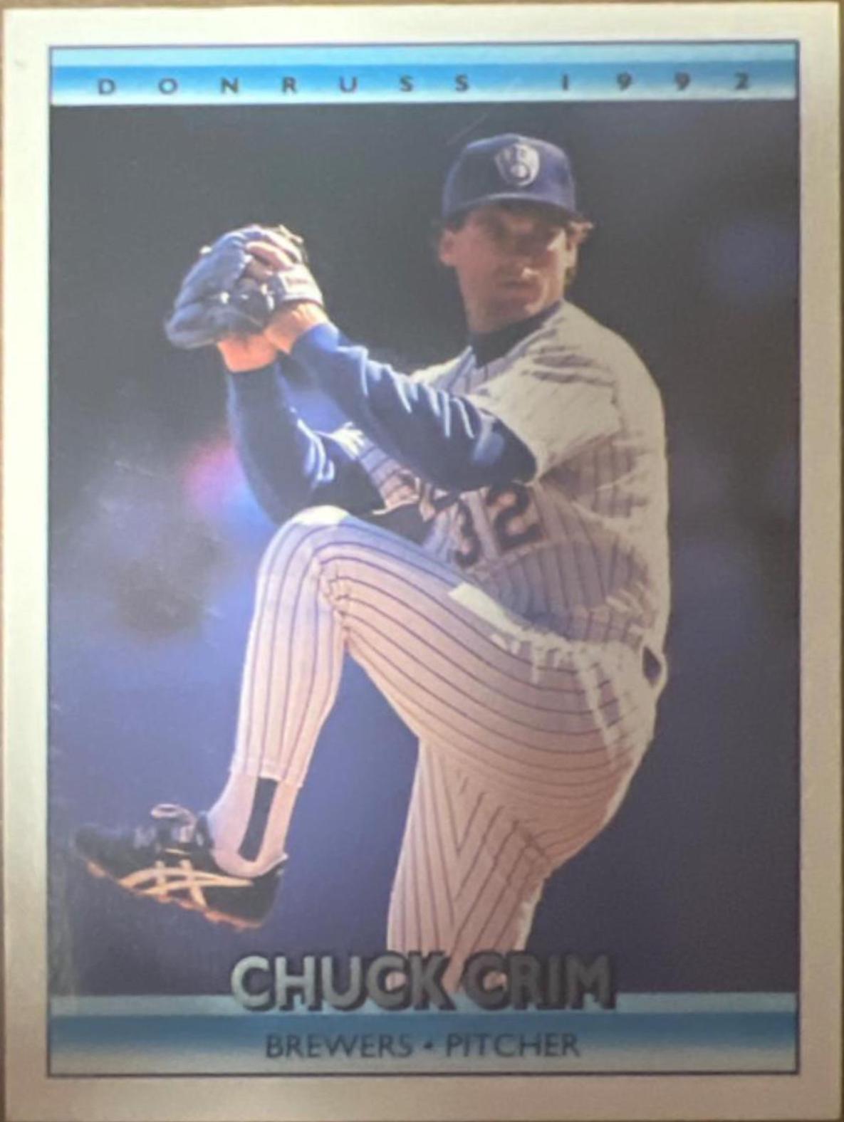 Charles Crim #103 Baseball Cards 1992 Donruss