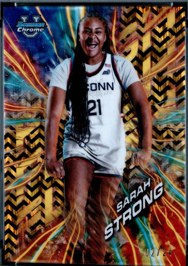 Sarah Strong [Black Gold Stealth Refractor] #FL-24