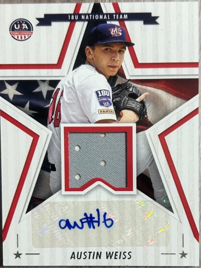 Austin Weiss #SSM-AW Prices | 2025 Panini Stars and Stripes Signature ...