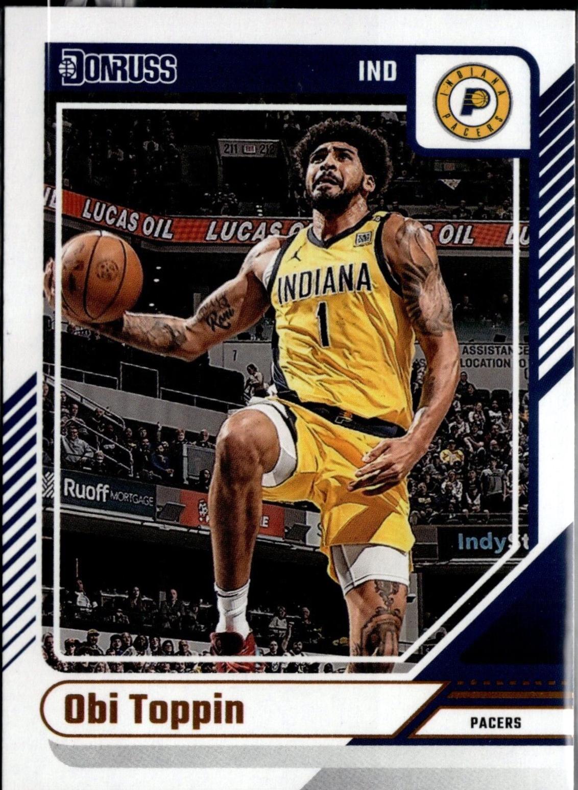 Obi Toppin #168 Basketball Cards 2024 Panini Donruss