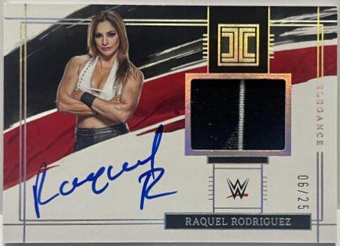 Raquel Rodriguez #EM-RQG Wrestling Cards 2022 Panini Impeccable WWE Elegance Memorabilia Autographs