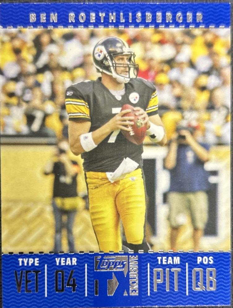 Ben Roethlisberger #15 2007 Topps Tx Exclusive Football