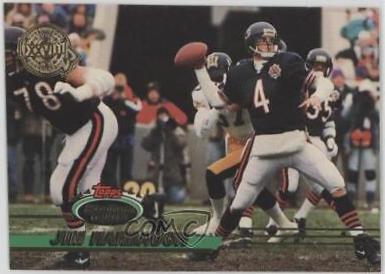 Jim Harbaugh #62 1993 Stadium Club Teams Super Bowl Football