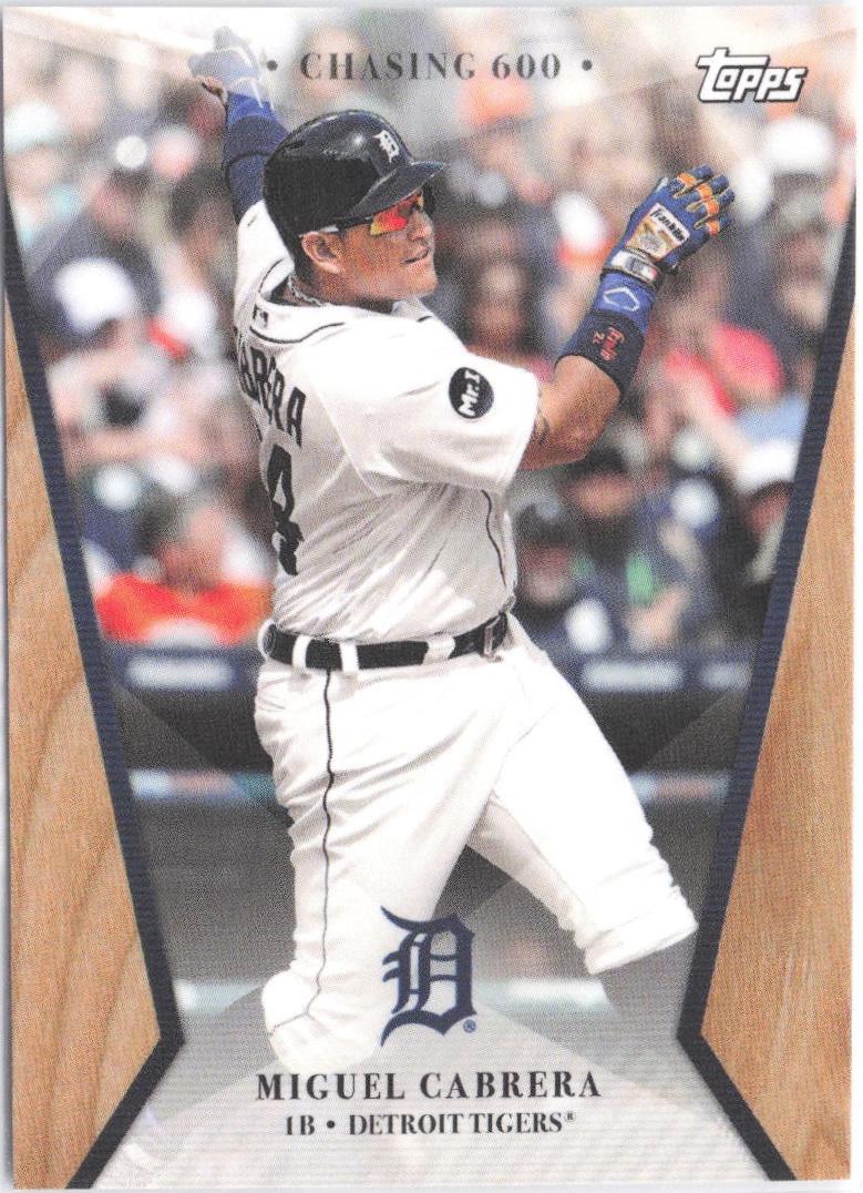 Miguel Cabrera #21 2017 Topps On Demand 600 Home Run Club Baseball